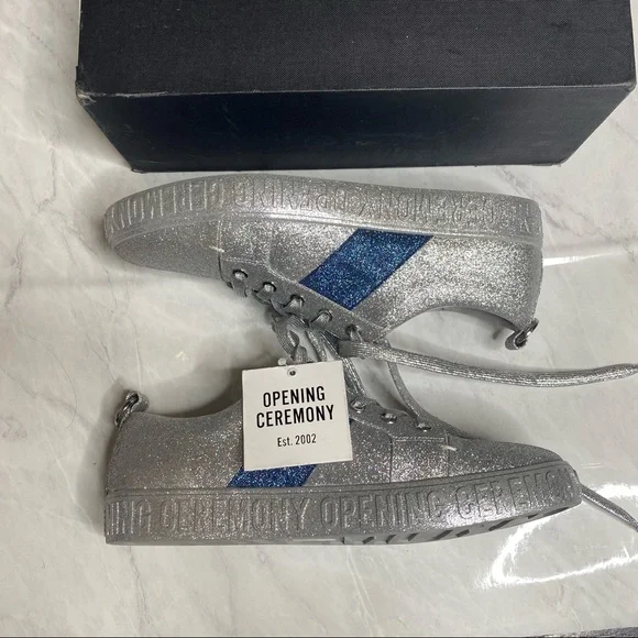 Opening Ceremony Silver Glitter La Cienega Sneakers